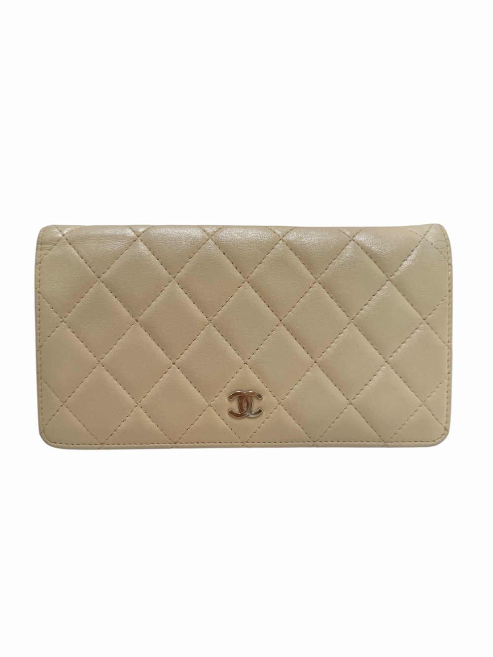Chanel Lambskin Leather Long Wallet WOC